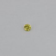 Diamant 0,08 ct., Fancy vivid greenish yellow, certificare HRD Antwerp