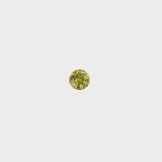 Diamant 0,08 ct., Fancy vivid greenish yellow, certificare HRD Antwerp