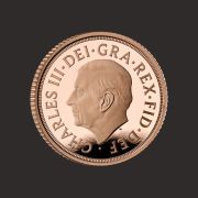 Moneda Aur Half Sovereign Charles III Fata P